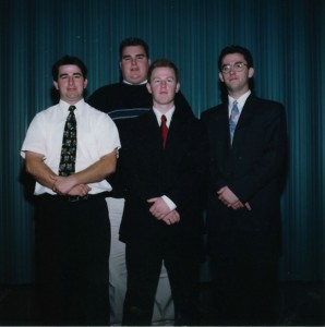Me and my brothers in February 2000.